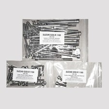SUZUKI GSX-R 1100 G H J 1986-1988 Kit n°3 vis BTR inox carters GSXR1100 GSXR