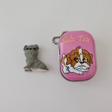 Cucciolo Palz Latta con Portachiavi Shih Tzu Giocattolo in PVC