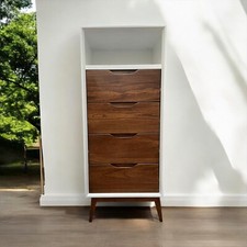 CASSETTIERA LACCATA BIANCA E