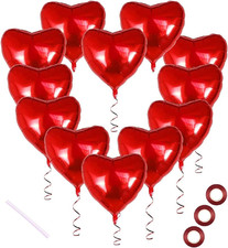 30 Palloncini a Forma Di Cuore
