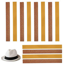 12 Strisce Adesive in Sughero, 200 X 20 X 2 Mm, Strisce Da Parete, Ideali per La