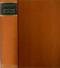 Mommsen,Theodor. - Römisches Strafrecht. 
