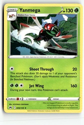 Yanmega 009 159 raro pokemon - 009/159,