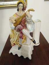 Ceramica Capodimonte G. Girardi, Vintage, Perfetta, Cm 23h X20