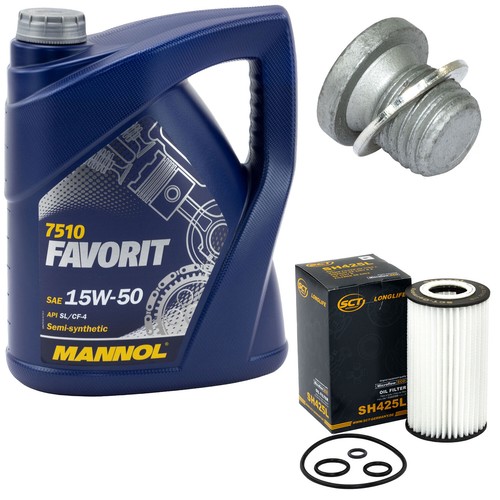 Kit olio motore 15w50 litri - olio,