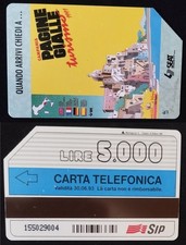 Scheda Pagine Gialle - G 148 - L. 5.000 - usata