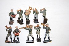 Lotto 10 vecchi soldatini di