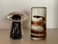 Coppia di fermacarte in vetro di Murano,Seguso,Sommerso