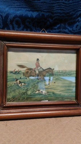 Quadro con stampa epoca - con, d'epoca
