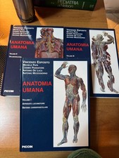 Anatomia Umana, volumi 1 2 e 3, Vincenzo Esposito, Michele Papa, Piccin