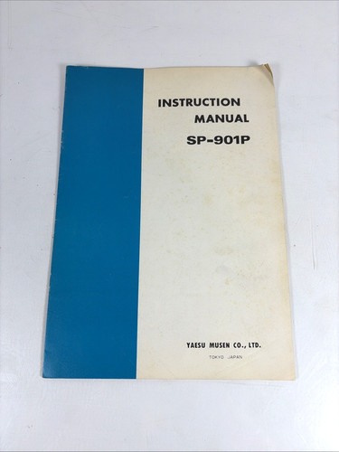 Manuale istruzioni yaesu - manuale,