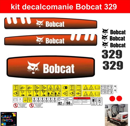 Bobcat 329 decalcomanie - bobcat,