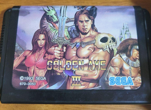 Sega golden axe iii mega - golden,
