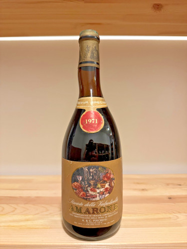 Bottiglia vino recioto 1971 - di,