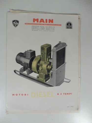Main motori diesel 4 tempi - main., a