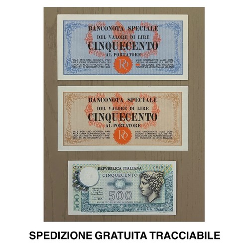 Banconote 500 lire e - (,
