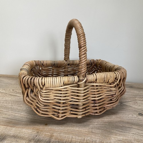 Cesto portaoggetti rattan - cesto,