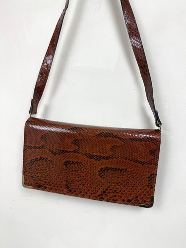 Vintage snakeskin leather - vintage,