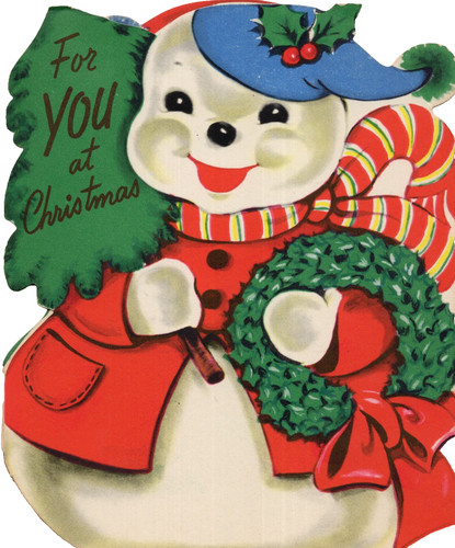 Biglietto natale vintage - biglietto,