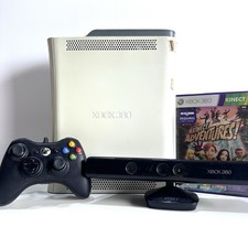 CONSOLE XBOX 360 ARCADE 60GB CON CONTROLLER+KINECT+GIOCO+COMPLETA DI CAVI