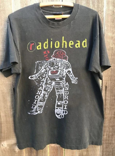 Radiohead band shirt raro - radiohead,