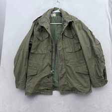 Giacca vintage M65 OG 107 uomo S verde Guadalcanal Vietnam epoca US Army anni 60
