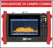 Misuratore di Campo Tv Combo DVB-T2 H265 DVB-S2 Analizzatore di Spettro Antenna