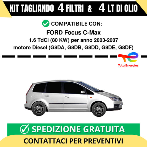 Tagliando per ford - focus, c-max