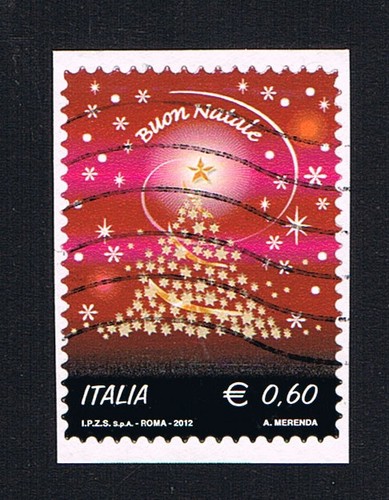 Italia francobollo natale - italia, 1