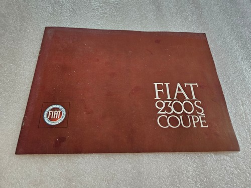 Brochure fiat 2300 - fiat,