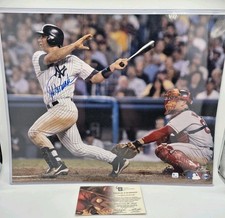 *SIGNED* Jorge Posada 16"x20"