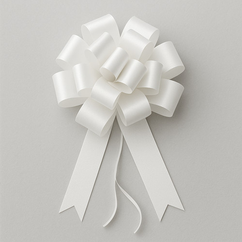 Coccarde bianche eleganti - bianche, –