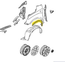 ARCO RUOTA PARAFANGO ANTERIORE