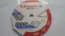 lenox 200mm 8" a grinder diamond metal cutter dewalt d28415 d28490 d28492 dw496