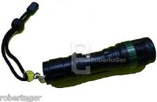 TORCIA LED LUCE BIANCA 800 LUMENS 200 W CARICATORE CASA PILA RICARICABILE PESCA