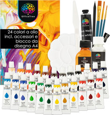 Set Di Colori Ad Olio Con