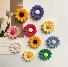 Pack sunflower resin magnets - sunflower,