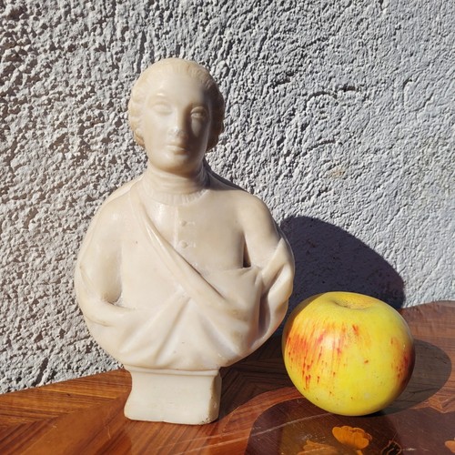 Busto gentiluomo marmo - busto, in