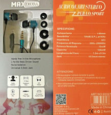 BLUE STEREO EARBUDS JACK 3.5MM