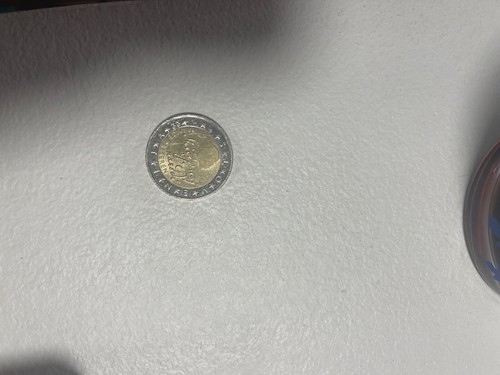 Moneta euro rara - da,  2
