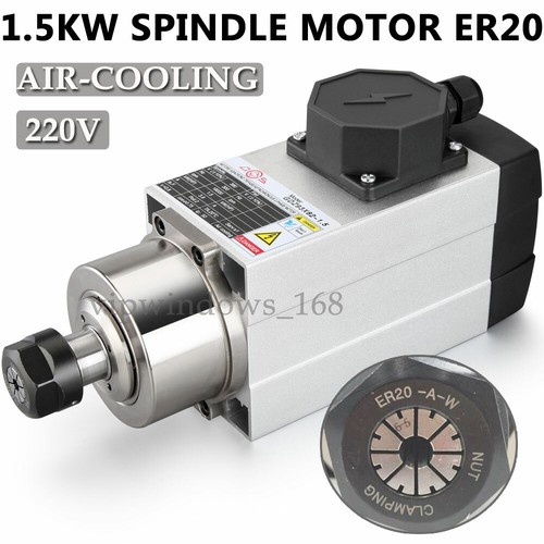 Motore mandrino cnc - motore, er20