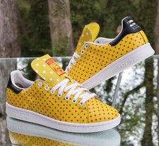 Adidas Stan Smith x Pharell gialle a pois da uomo taglia 8 rosse personalizzate B25402