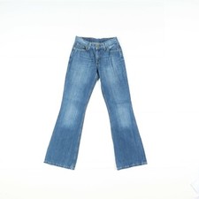 Levi's 529 Bootcut Usato (Cod.B477) W26 L32 Vita Bassa Donna Jeans Denim Zampa