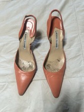 manolo blahnik 38.5 Coral