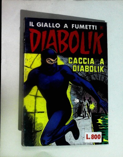 Diabolik ristampa costola - diabolik,