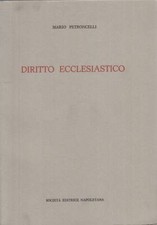 LS- DIRITTO ECCLESIASTICO - PETRONCELLI - NAPOLETANA ---- B - YTS410