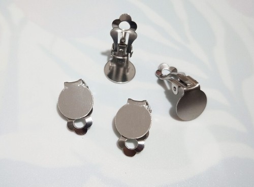 2coppie ganci orecchini clip - ganci, a