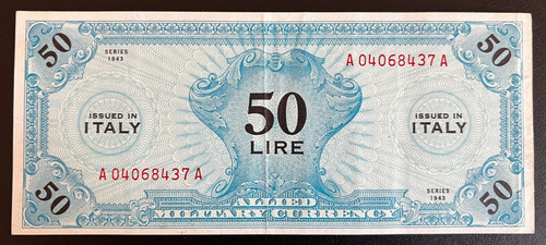 Italia banconota lire - italia, 50