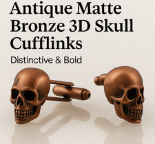 Antico Opaco Bronzo 3D Uomo