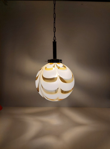 Lampada sospensione anni 70 - a,